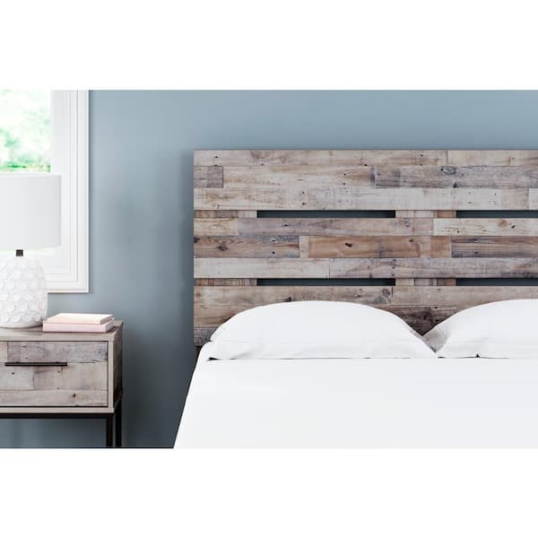 Signature Design by Ashley Neilsville Light Gray Queen Panel Headboard