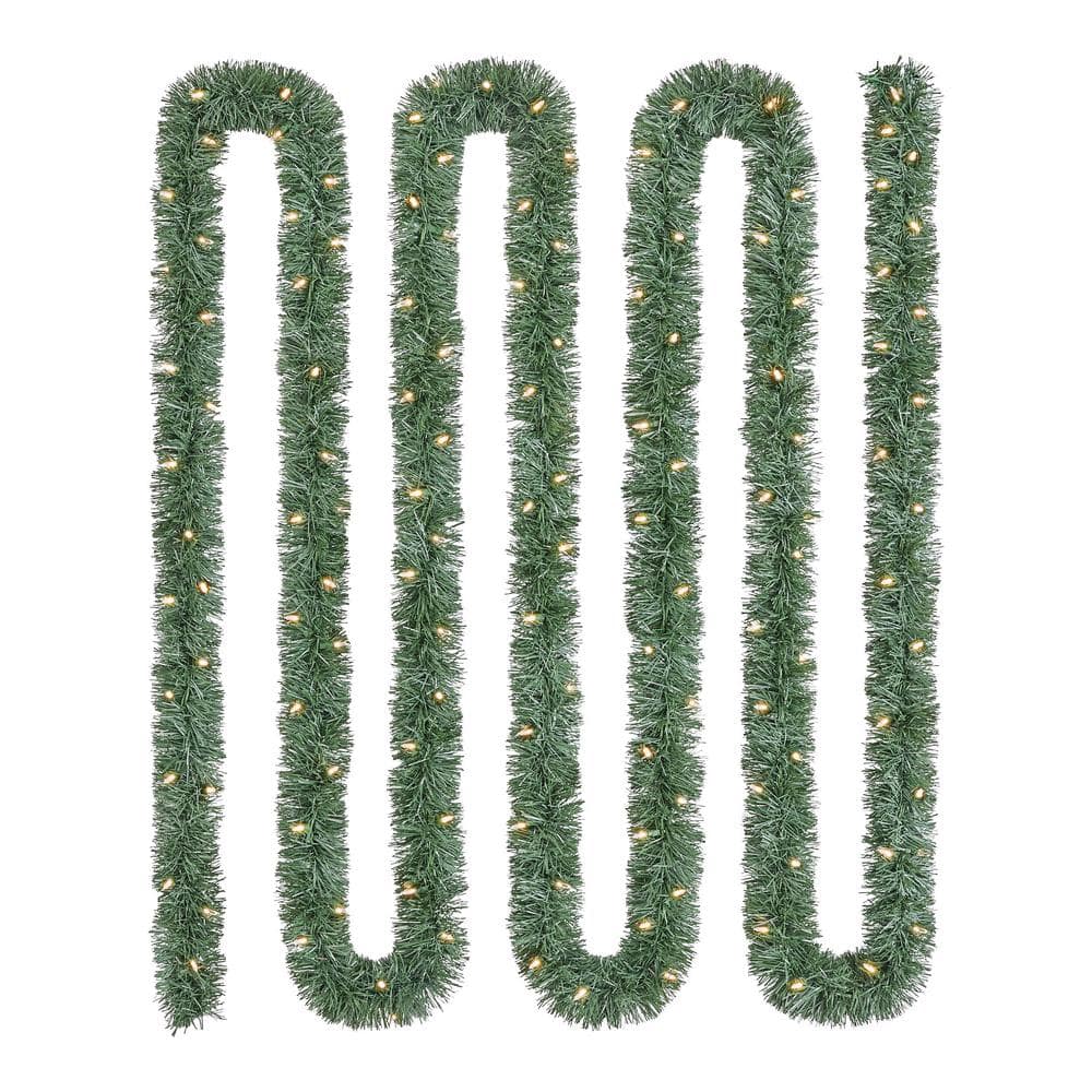 Home Accents Holiday 25 ft. PRELIT Mini LED Roping Garland 24GU25002