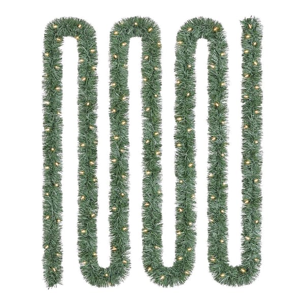 25 ft. LED Pre-Lit Roping Artificial Garland
