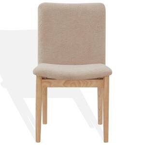 Abriella Oatmeal/Natural 17.9 in. Wood Dining Chair