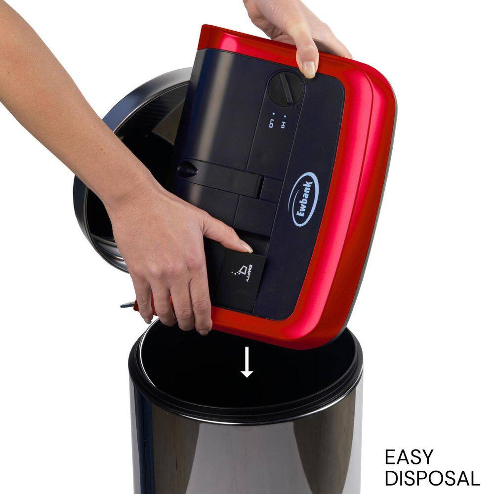 Red and Gray Cordless Manual Floor and Carpet Sweeper