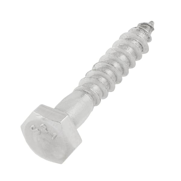 Marine Grade Stainless Steel 1/4 X 1-1/2 in. Hex Lag Screw