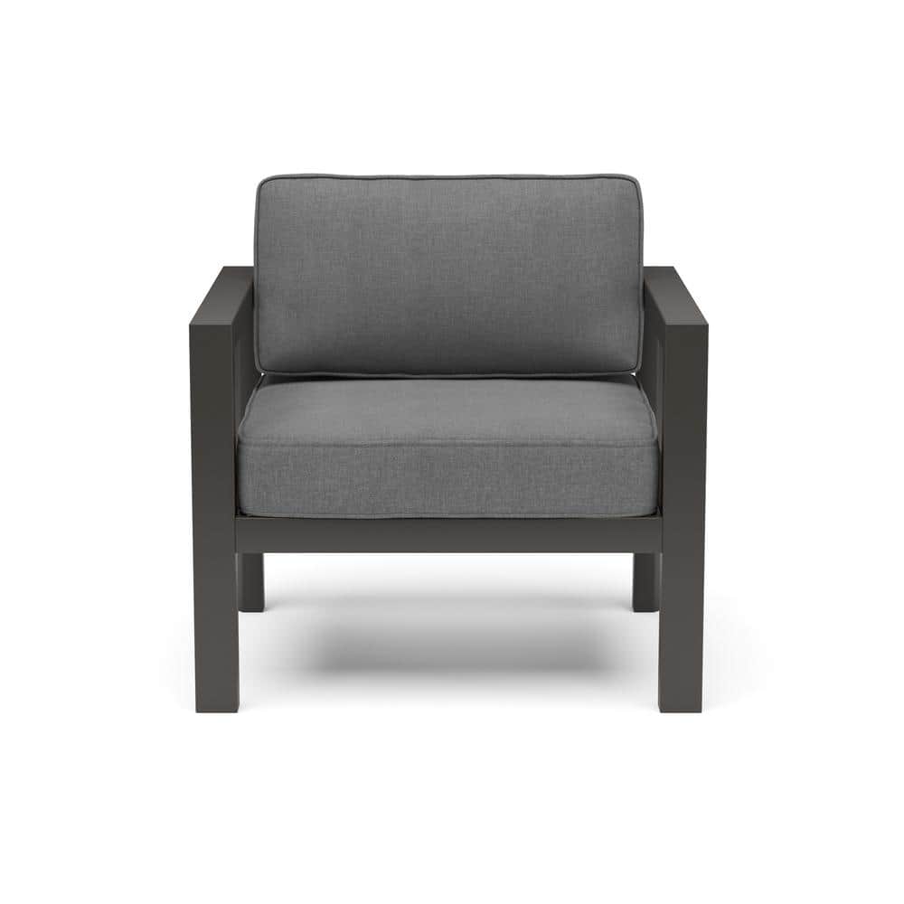 Grayton Gray Aluminum 5-Person Outdoor Sofa Set