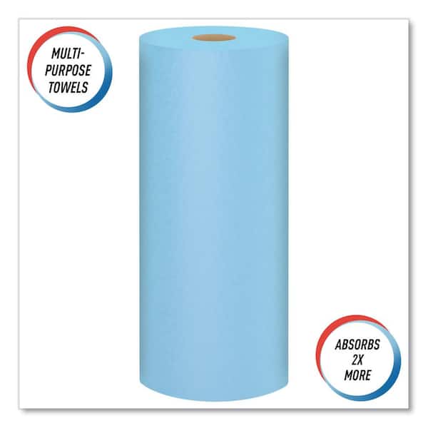 Tear-N-Clean Commercial Grade Multi-Purpose Microfiber Towel Roll, 100  Pack, Blue