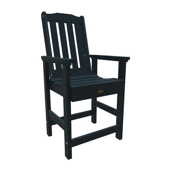 Highwood Springville Outdoor Plastic Counter Dining Arm Chair (Set of 1)