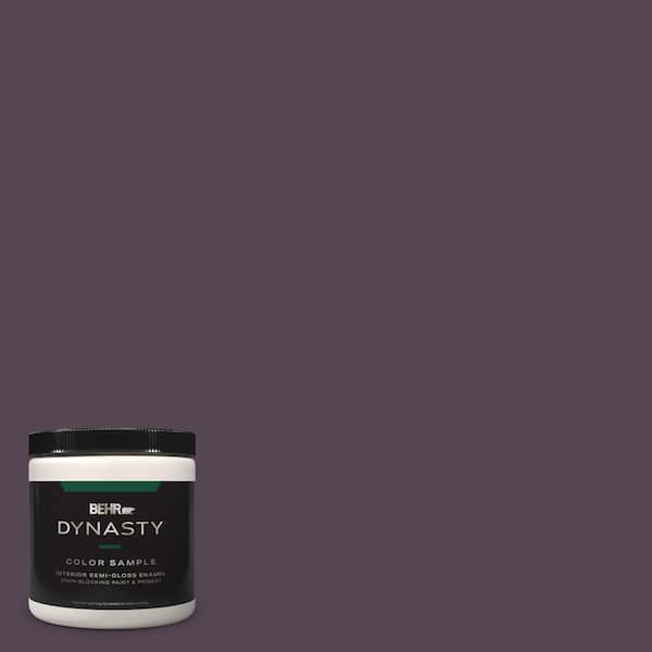 BEHR DYNASTY 8 oz. #680F-7 Baritone Semi-Gloss Enamel Stain-Blocking Interior/Exterior Paint & Primer Sample