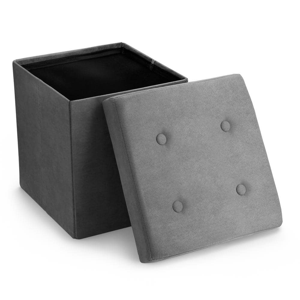 Sorbus Collapsible/Foldable Ottoman Bench Chest with Cover