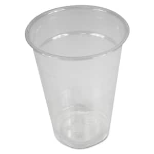 9 oz. Clear Disposable Plastic Cups, Cold Drinks, PET, 20 Cups/Sleeve, 50 Sleeves/Carton