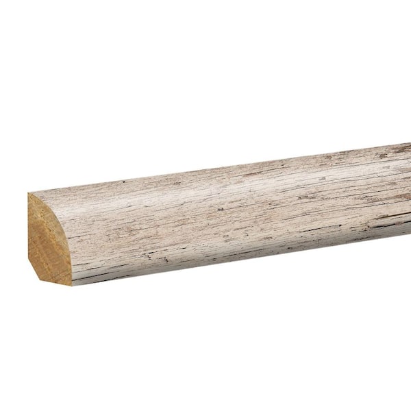 PERFORMANCE ACCESSORIES Mist 0.62 in. T x 0.75 in. W x 94.5 in. L Textured Wood Look Laminate Moulding/Trim Quarter Round Molding
