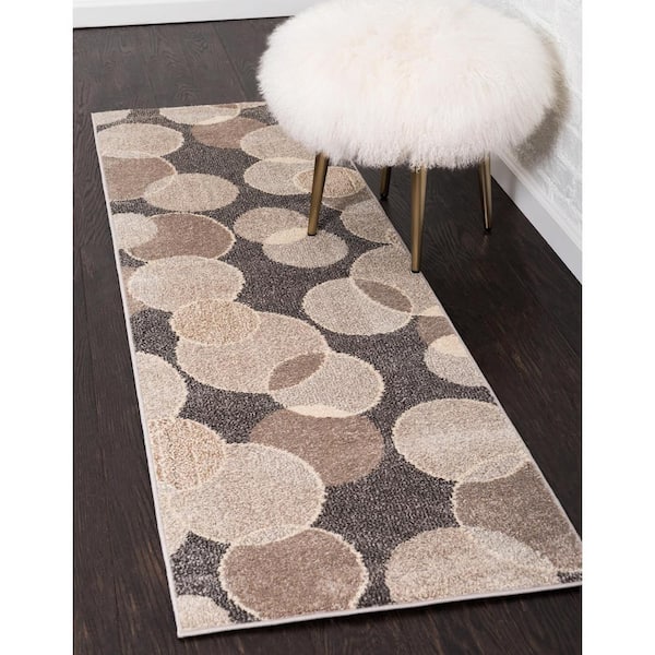 Chromatic Seaside Gray 2' 2 x 6' 7 Runner Rug