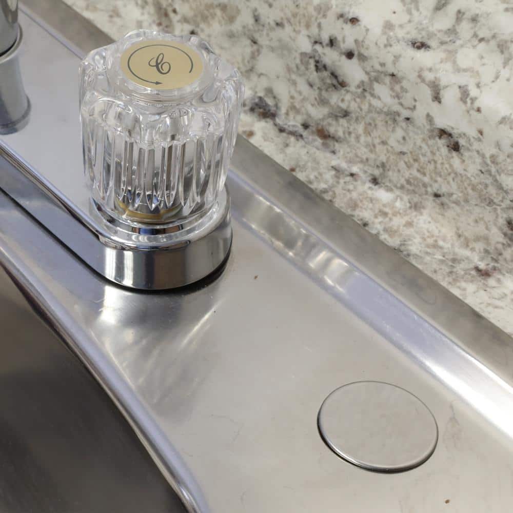 Chrome 1.25 Inch Stainless Steel Sink Hole Cover