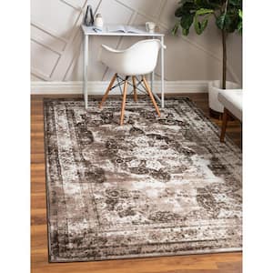 Sofia Salle Garnier Light Brown 7' 0 x 10' 0 Area Rug