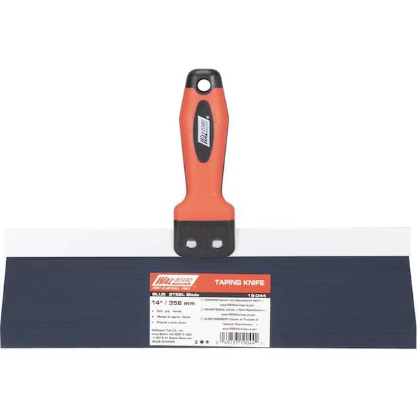 Wal-Board Tools 14 in. Blue Steel Blade Taping Knife