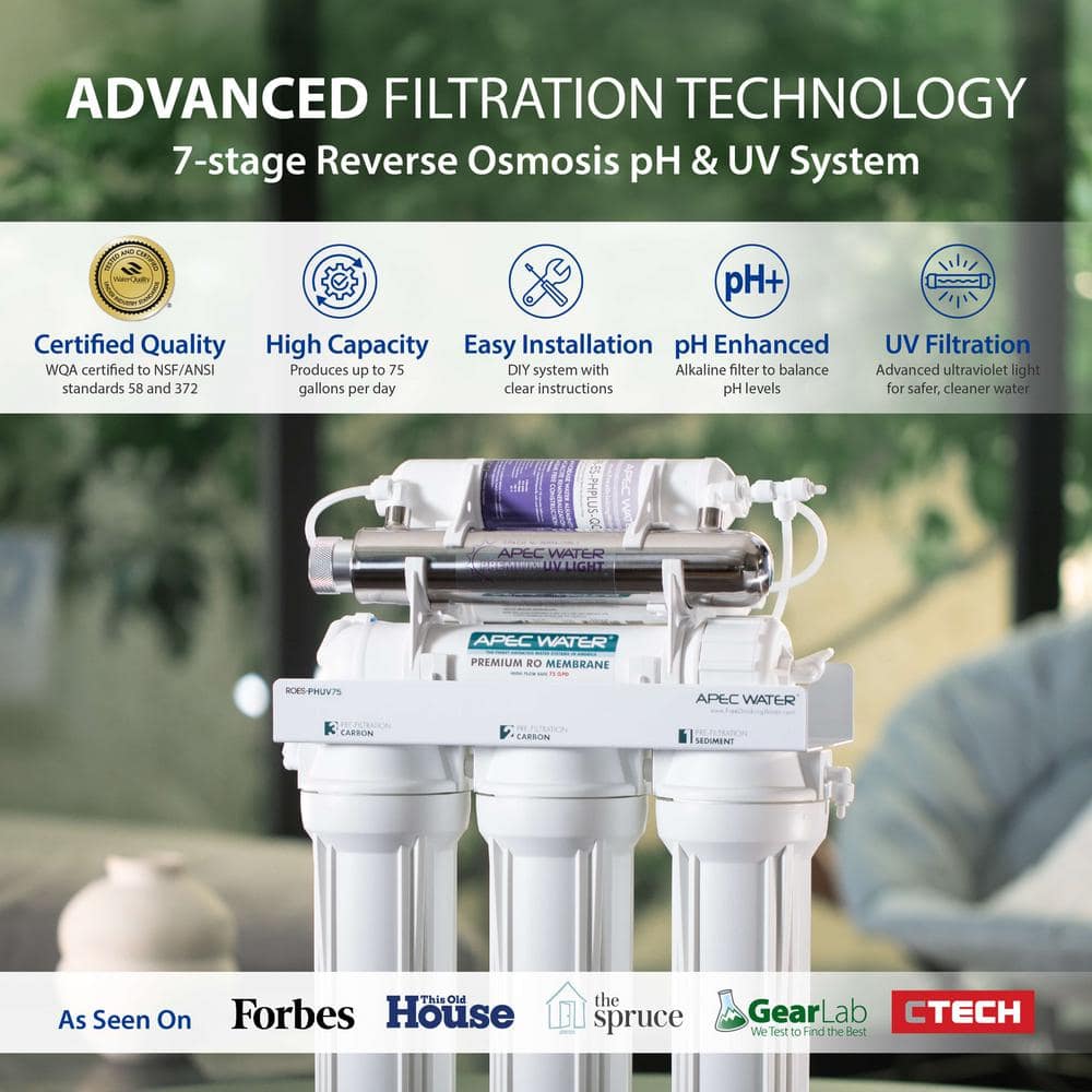 Essence Series 7-Stage Alkaline Mineral UV Reverse Osmosis System