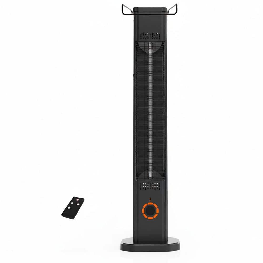 SenQWFa 1500 BTU Electric Infrared Heater Freestanding Wall Mount