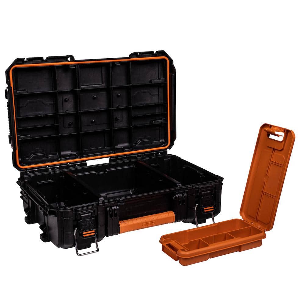 Keter Technician Portable Tool Box Organizer for Small Parts & Hardware Storage