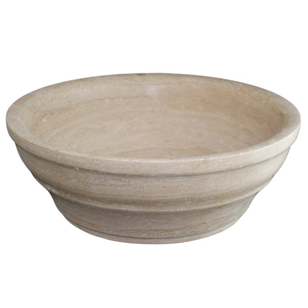 Elegant Natural Stone Vessel Sink in Beige price history on PriceWatchPro