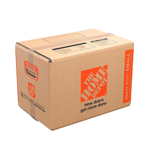 The Home Depot 17 in. L x 11 in. W x 11 in. D Small Moving Box with Handles  SBX - The Home Depot