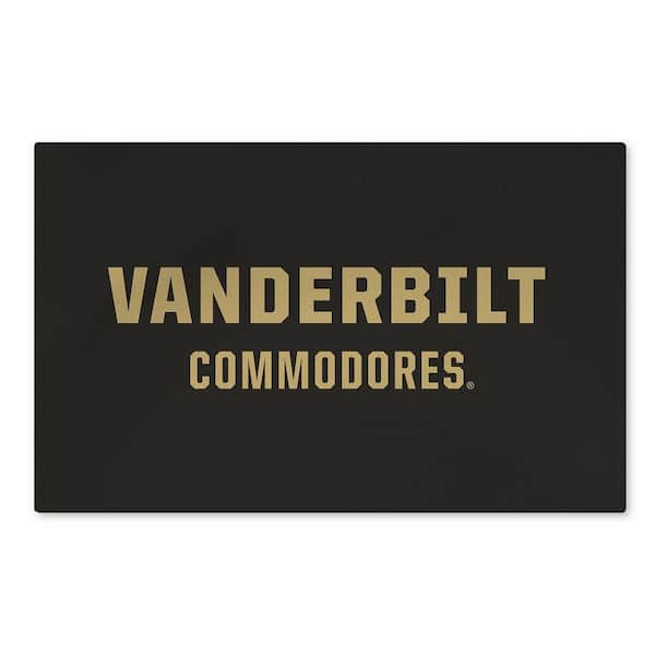 Vanderbilt Commodores NCAA Logo Washable Rug 36 in. x 62 in. Area Rug