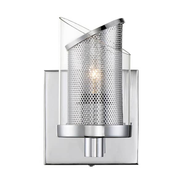 Varaluz So Inclined 1-Light Chrome Bath Light