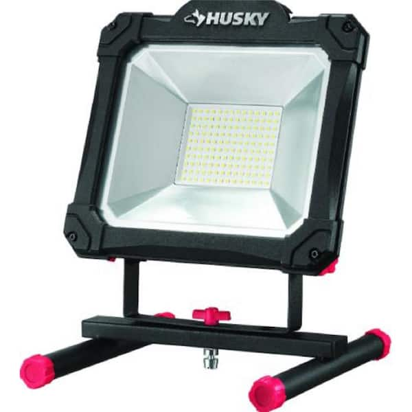 Husky 8000 Lumens LED Portable Work Light HD8000DIM The Home Depot