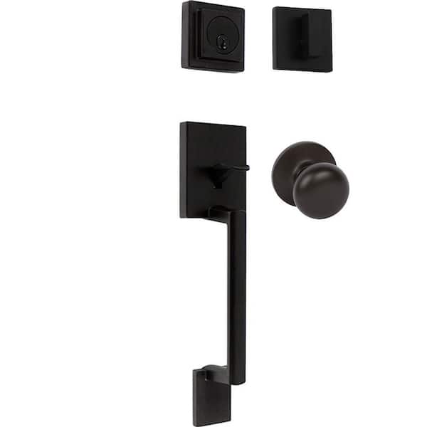 doorzo Kwikset Montara Venetian Bronze Single Cylinder Door