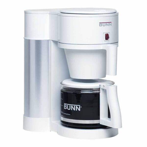 Bunn 10-Cup Contemporary Home Coffee Maker in White-DISCONTINUED