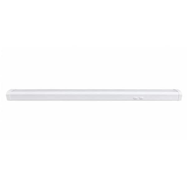 Commercial Electric 1-Pack 4 ft. Adjustable Lumen Integrated LED