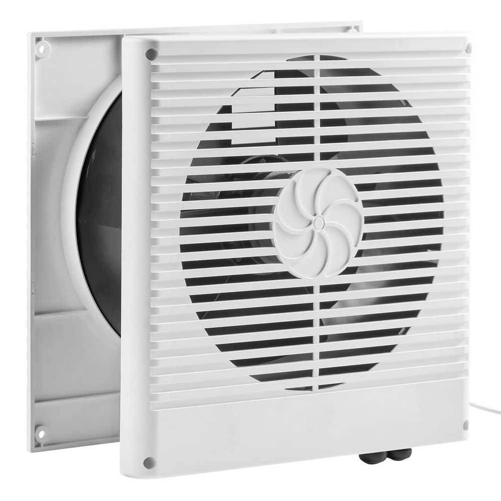 SKYSHALO 180 CFM 7.5 in. Through-Wall Room to Room Fan with AC