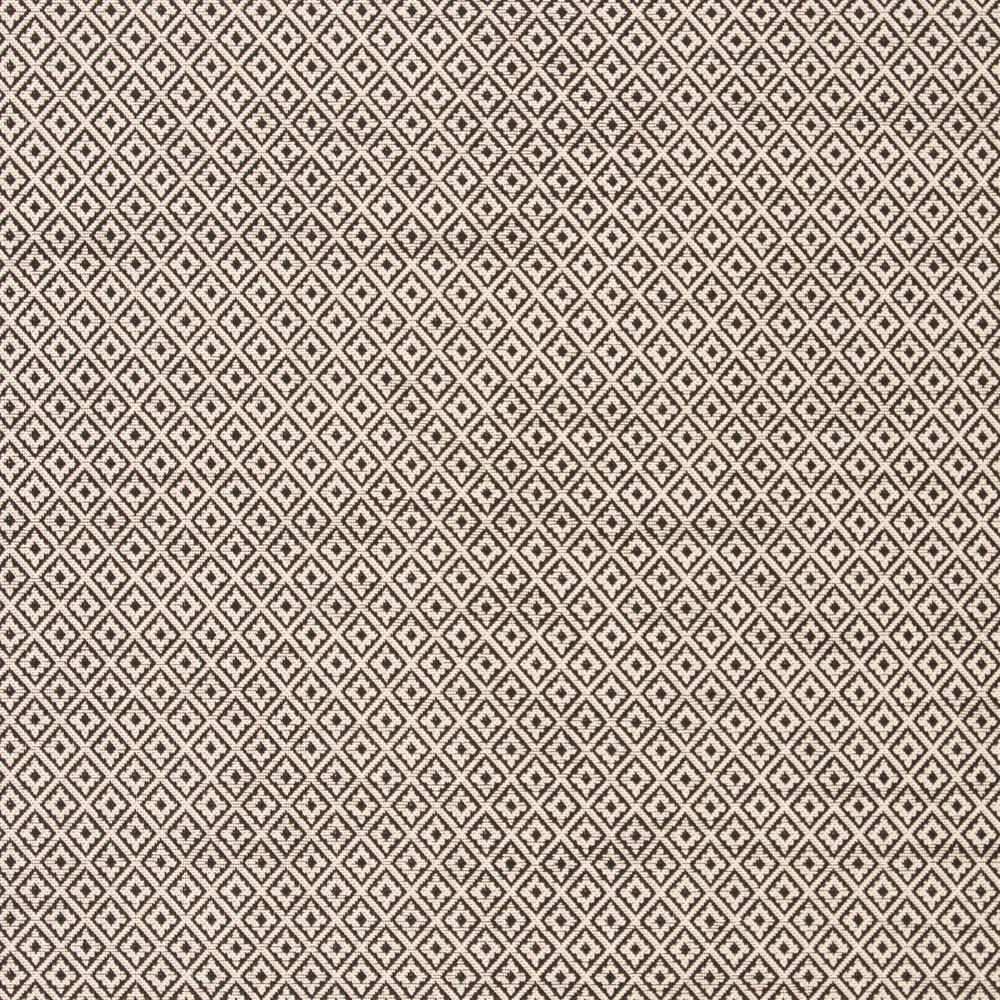Courtyard Contemporary Black Synthetic 8' x 10' Easy-Care Area Rug