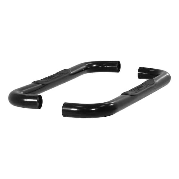 3-Inch Round Black Steel Nerf Bars, No-Drill, Select Chevrolet Blazer FS, Tahoe, GMC Yukon, C, K