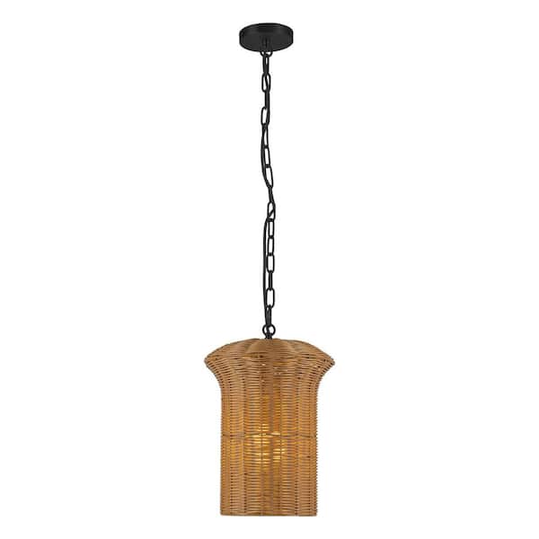 ALORA MOOD Kai 11-in 1 Light 60-Watt Matte Black Pendant Light
