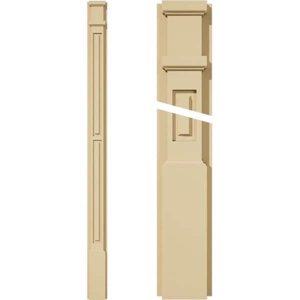 Ekena Millwork 2 in. D x 4 in. W x 60 in. L Primed Polyurethane Pilaster 1- Pack