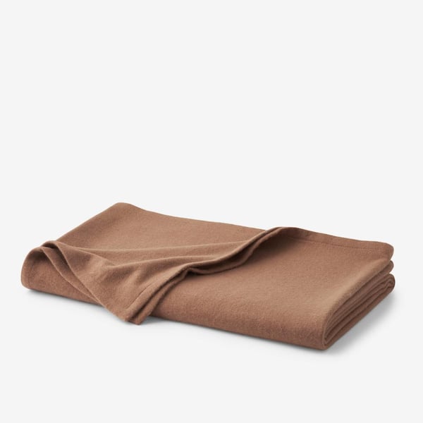 The Company Store Legends Luxury Toast Lambs Wool Full/Queen Blanket