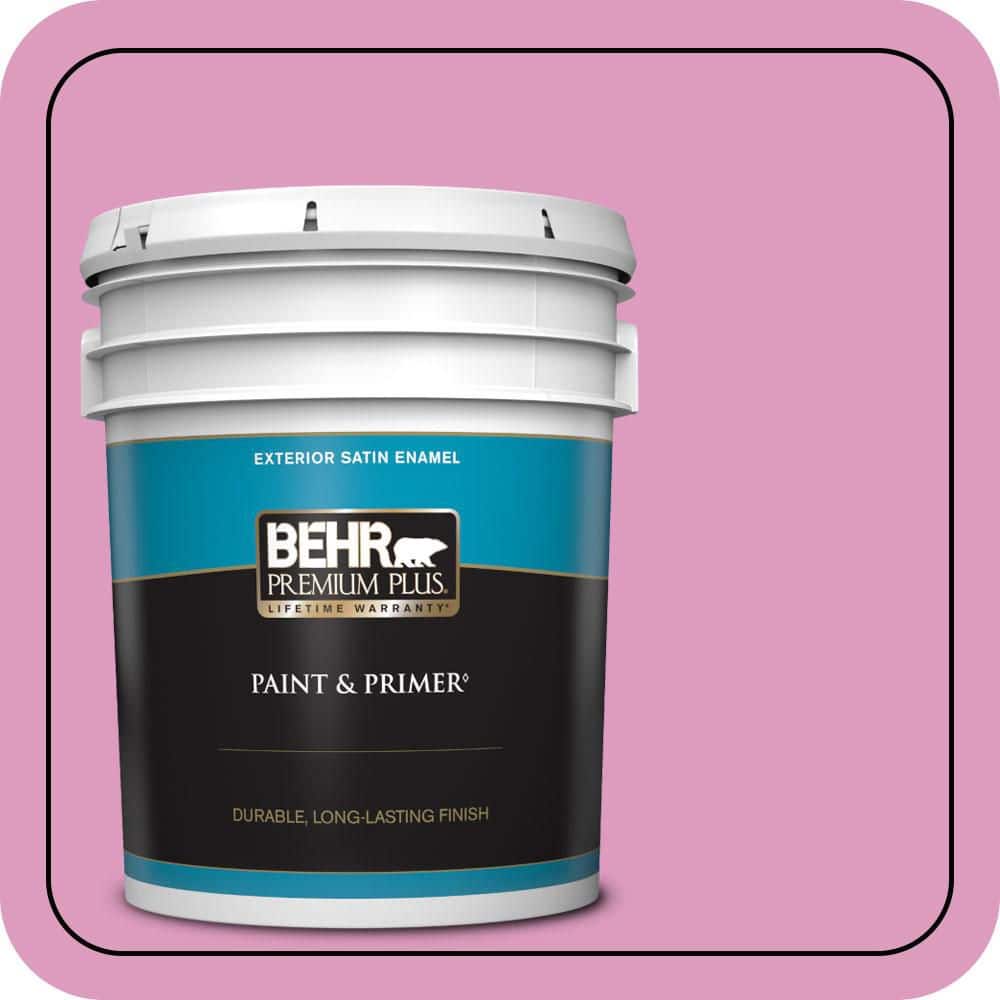 5 gal. #690B-4 Pink Begonia Satin Enamel Exterior Paint & Primer price history on PriceWatchPro