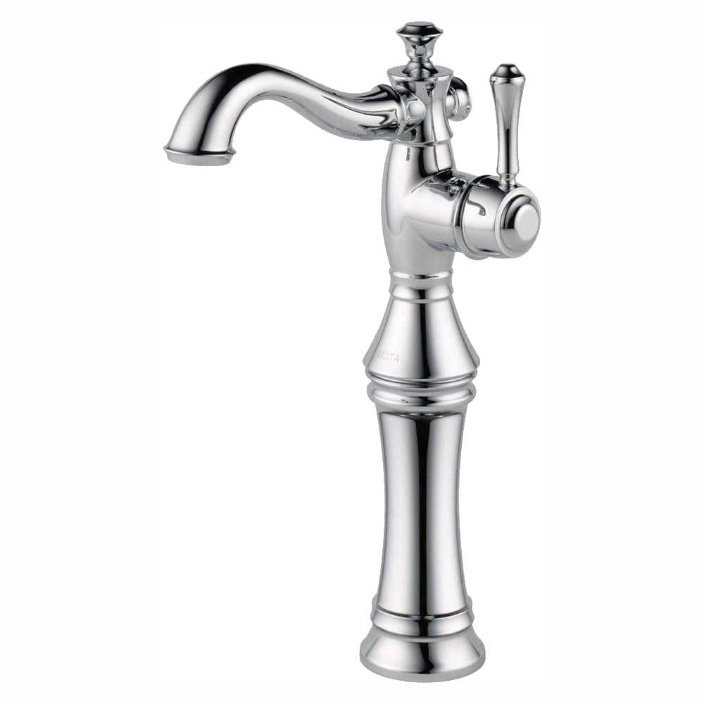 Stainless Steel Modern Vessel Bathroom Faucet in Chrome