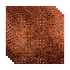 Minidome 2 ft. x 2 ft. Moonstone Copper Lay-In Vinyl Ceiling Tile (20 sq. ft.)