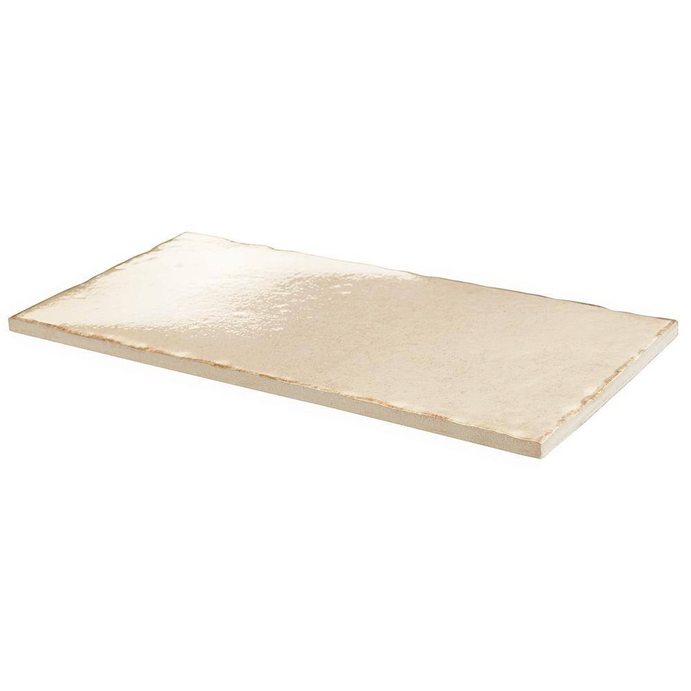 Winston 6" x 12" Beige Polished Porcelain Subway Tile
