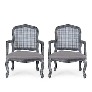 Corral Gray Upholstered Dining Armchair (Set of 2)