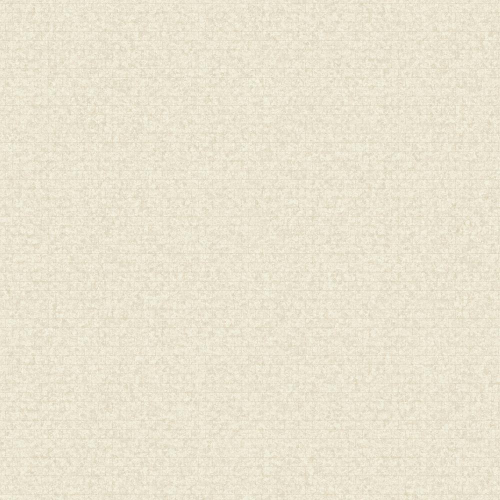 Hilbert Cream Geometric Vinyl Wallpaper Roll