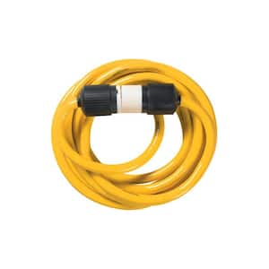 1381 10/4 Extra Heavy-Duty 20-Amp Premium STW Contractor Generator Cord with Twist-to-Lock Ends, 25-Feet