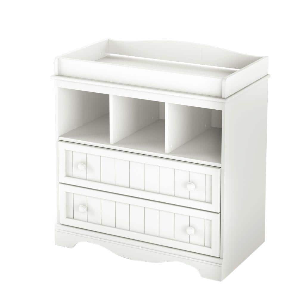 South Shore Savannah 2-Drawer Pure White Changing Table -  3580330