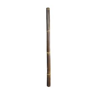 3 in. D x 72 in. L Black Timber Bamboo Pole