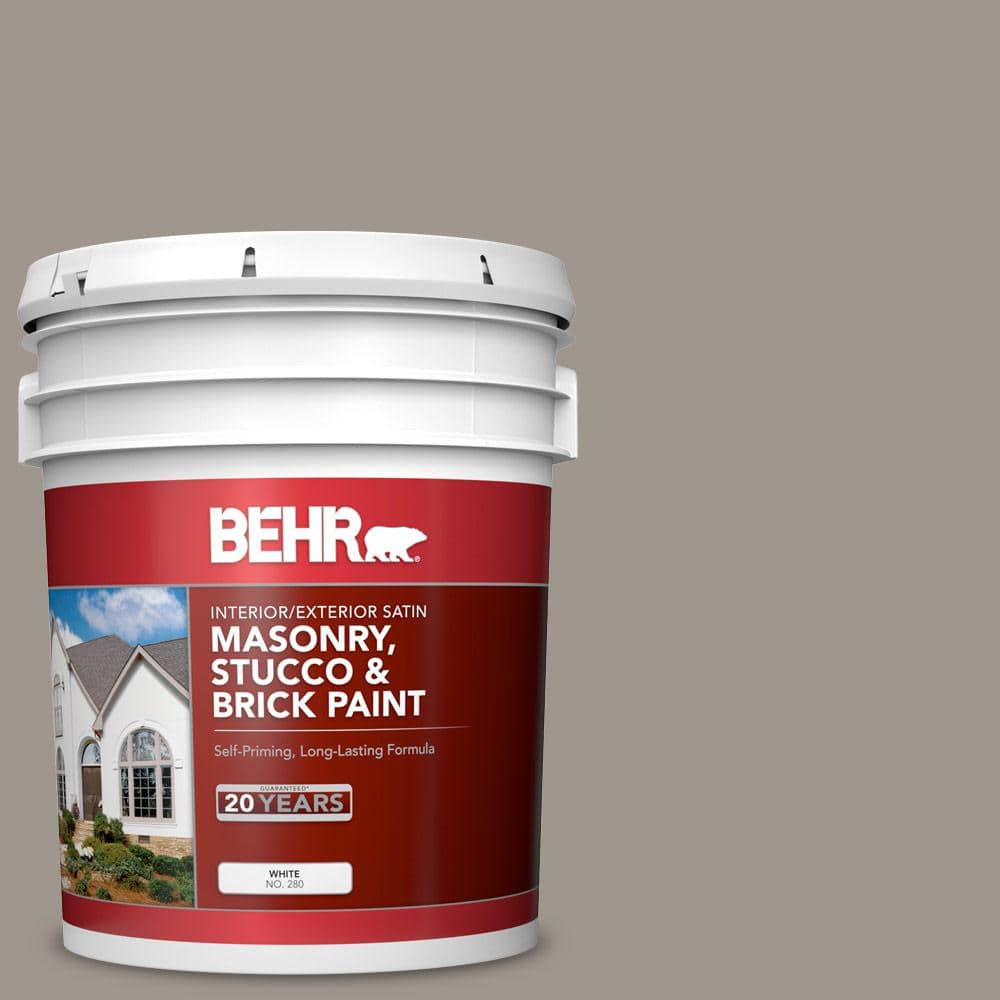 5 gal. #PPF-31 Pebbled Path Satin Interior/Exterior Masonry, Stucco and Bri