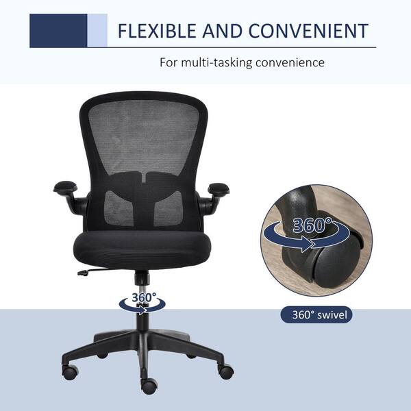 Vinsetto mesh ergonomic discount home office chair