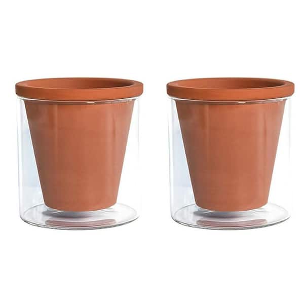 Plastic Indoor/Outdoor Planter (4 in. W x 3.3 in. H) 100-Pack L08TM8XVZD -  The Home Depot