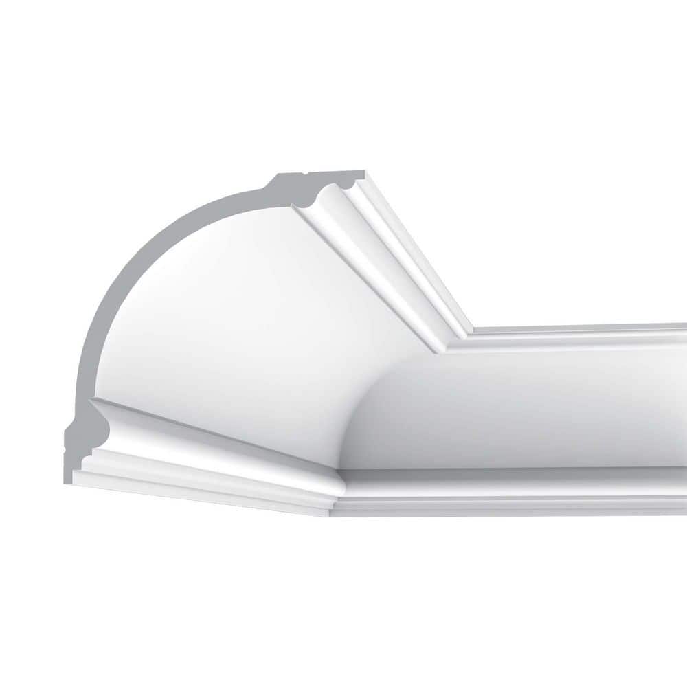 Primed White Polyurethane Crown Moulding 78-inch