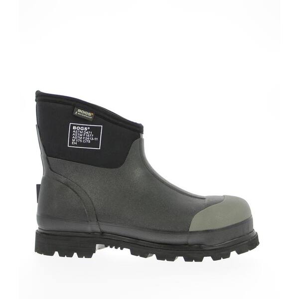 BOGS Men's Forge Waterproof Work Boots - Steel Toe - Black Size 7(M)