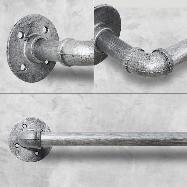 Galvanized best sale towel rack