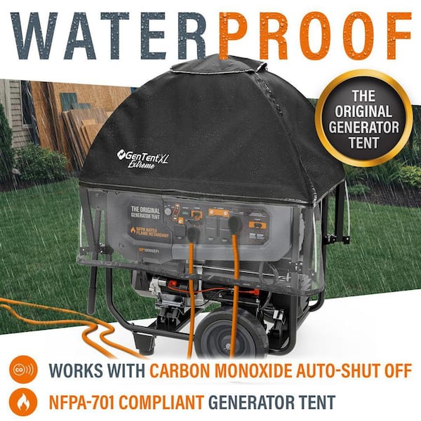 GenTent Larger Open Frame Generator Running Cover (XL Size